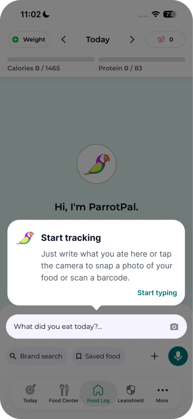 Onboarding — Start tracking